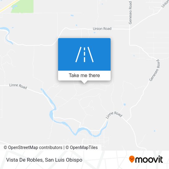Vista De Robles map