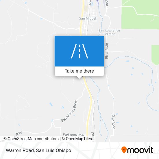 Warren Road map