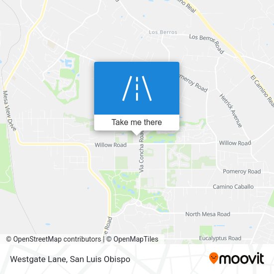 Westgate Lane map