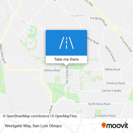 Mapa de Westgate Way