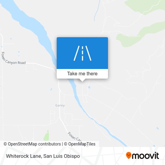 Whiterock Lane map