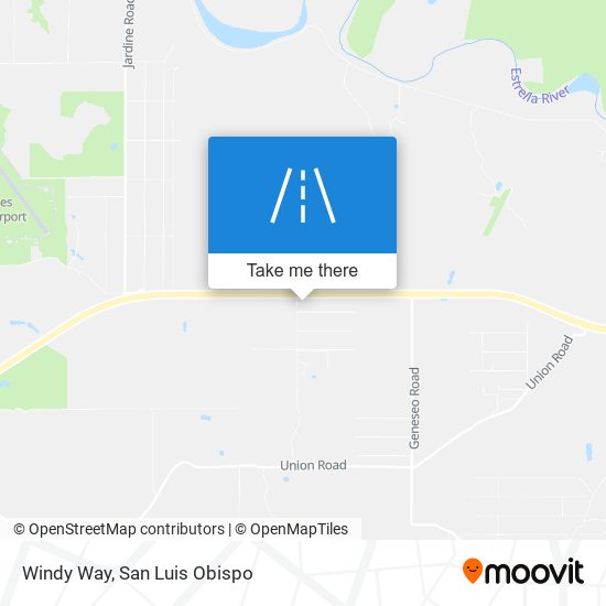 Windy Way map