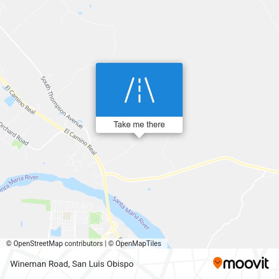 Wineman Road map