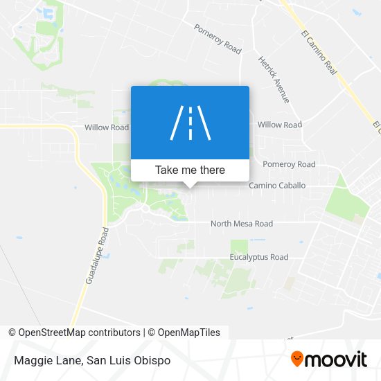 Mapa de Maggie Lane