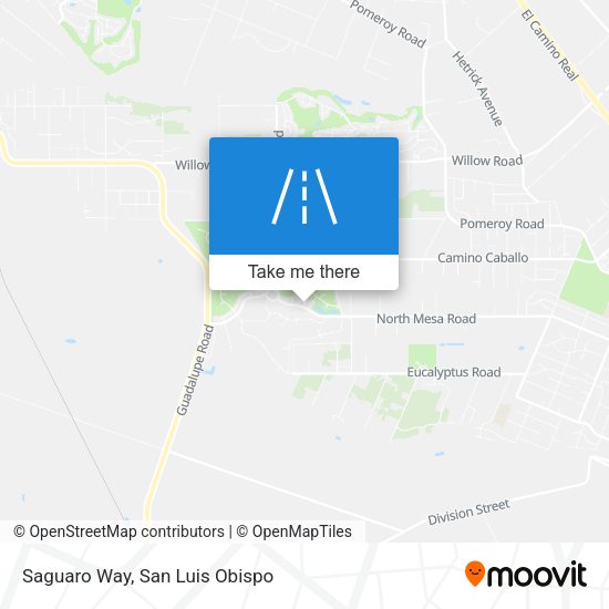 Saguaro Way map