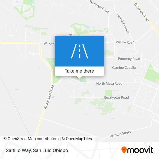 Saltillo Way map