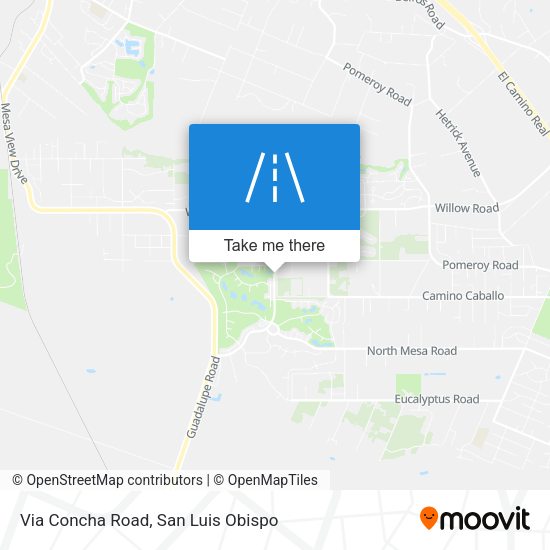 Via Concha Road map