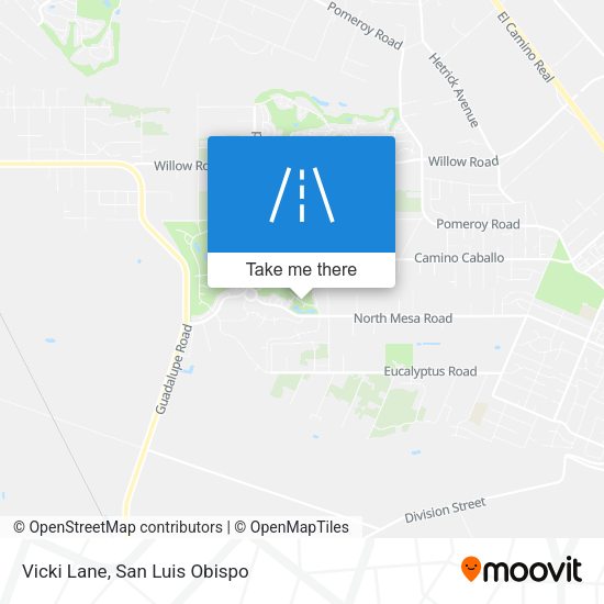 Vicki Lane map