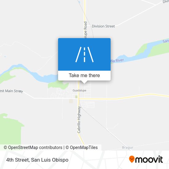 4th Street map
