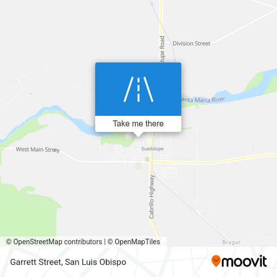 Garrett Street map