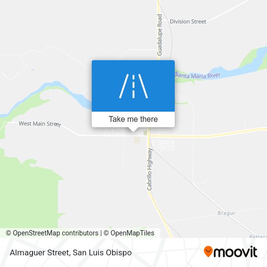 Almaguer Street map