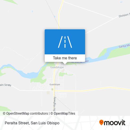 Peralta Street map