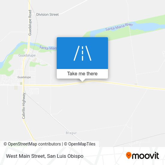 West Main Street map