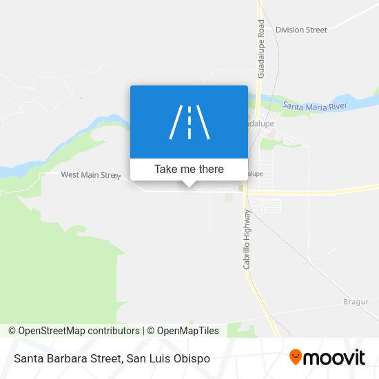 Santa Barbara Street map