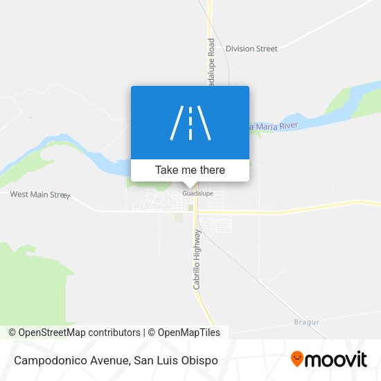 Campodonico Avenue map