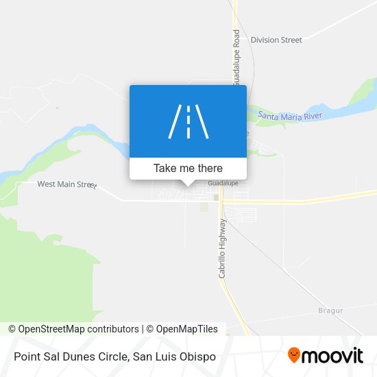 Point Sal Dunes Circle map