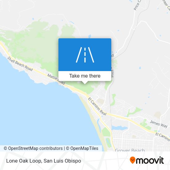 Lone Oak Loop map