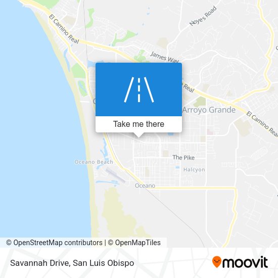 Savannah Drive map