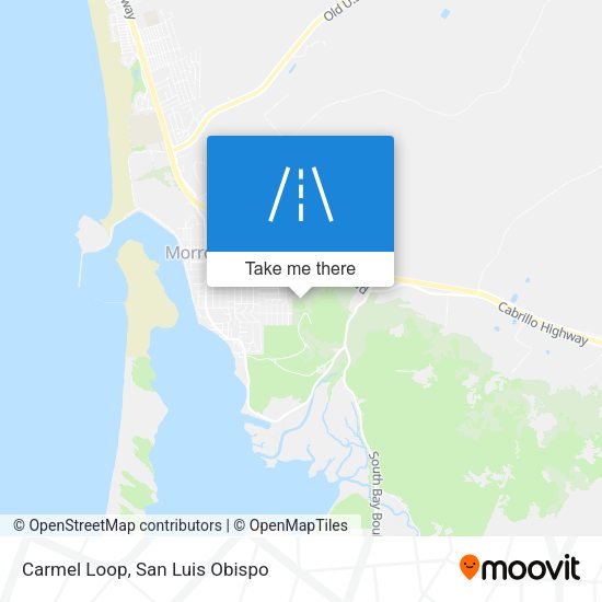 Carmel Loop map