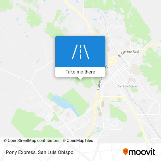 Pony Express map