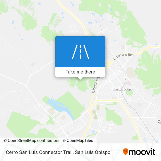 Cerro San Luis Connector Trail map