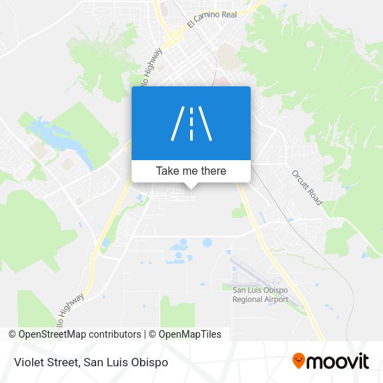 Violet Street map