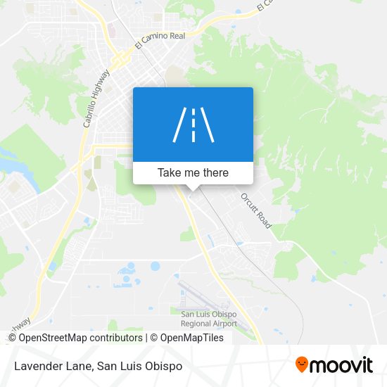 Lavender Lane map