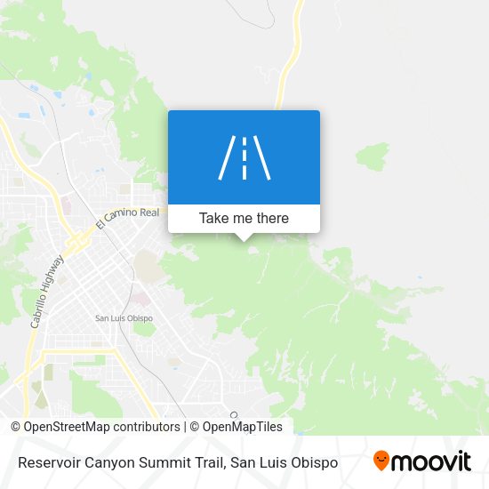 Mapa de Reservoir Canyon Summit Trail