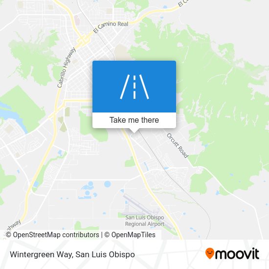 Mapa de Wintergreen Way