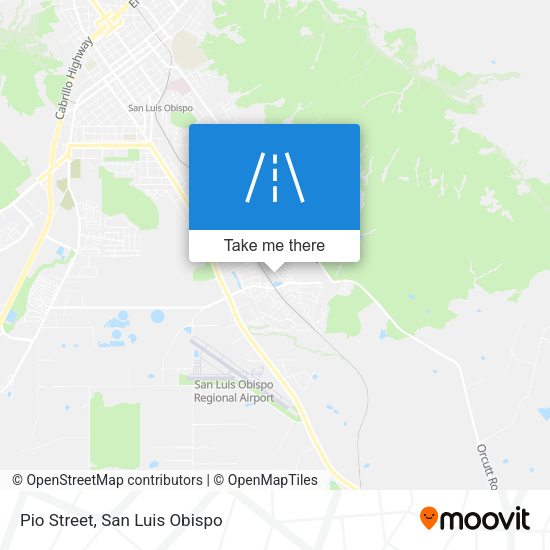 Pio Street map