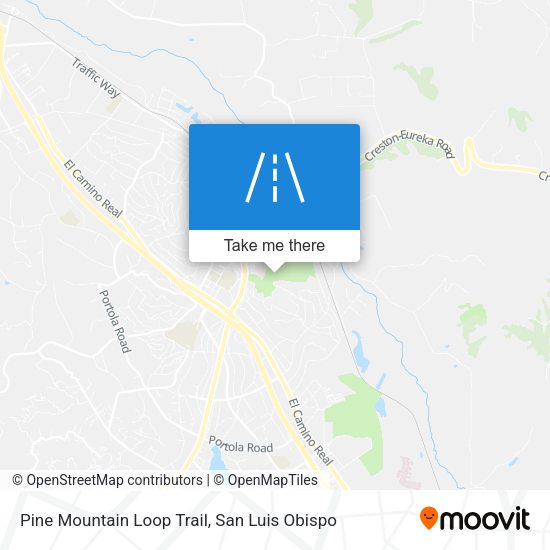 Pine Mountain Loop Trail map