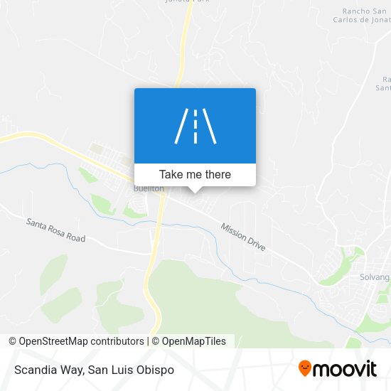Scandia Way map