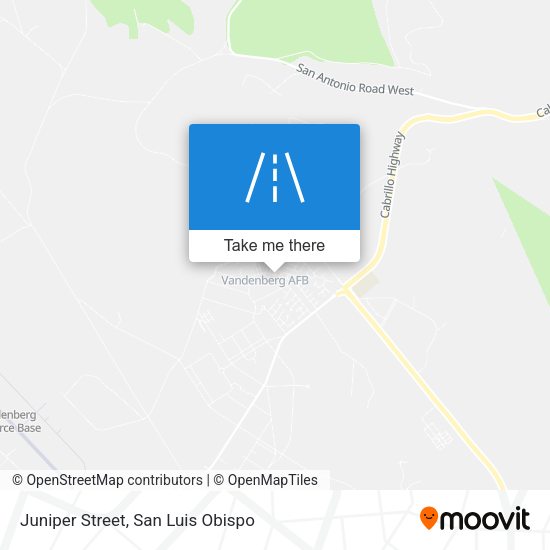 Juniper Street map
