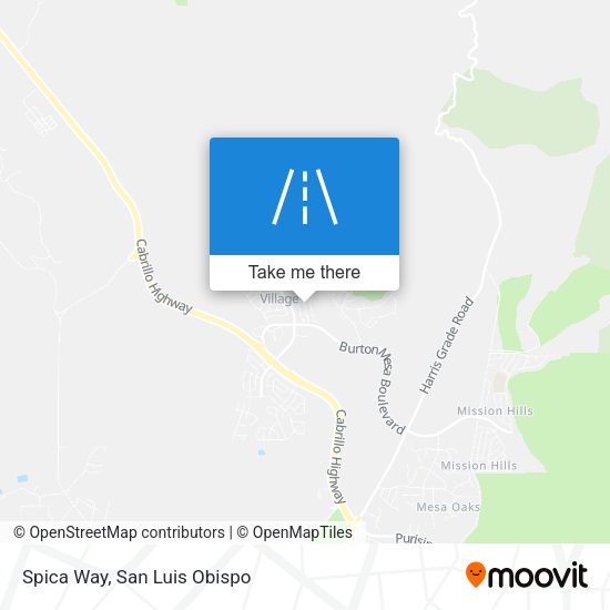 Mapa de Spica Way