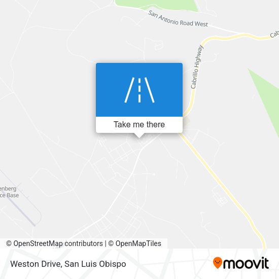 Weston Drive map