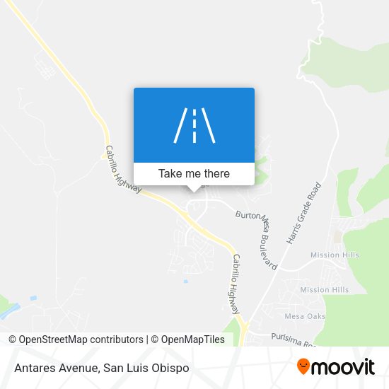 Antares Avenue map