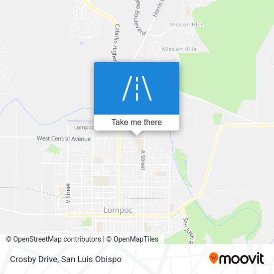 Crosby Drive map