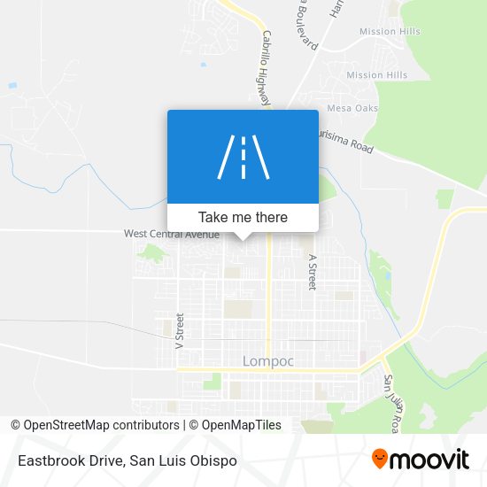 Eastbrook Drive map