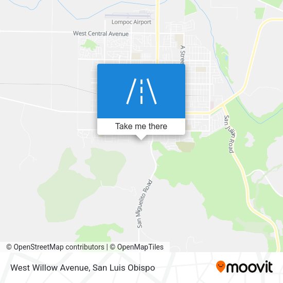 Mapa de West Willow Avenue