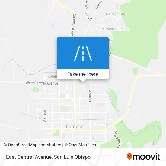 Mapa de East Central Avenue