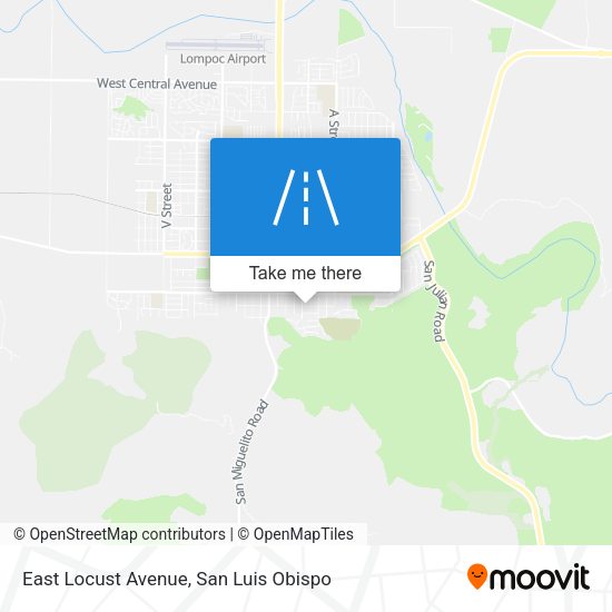Mapa de East Locust Avenue