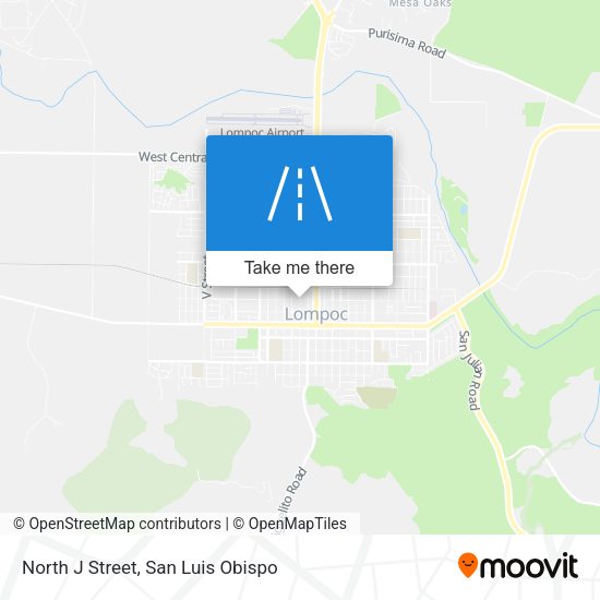 Mapa de North J Street