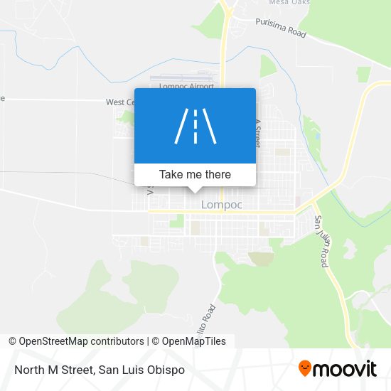 North M Street map