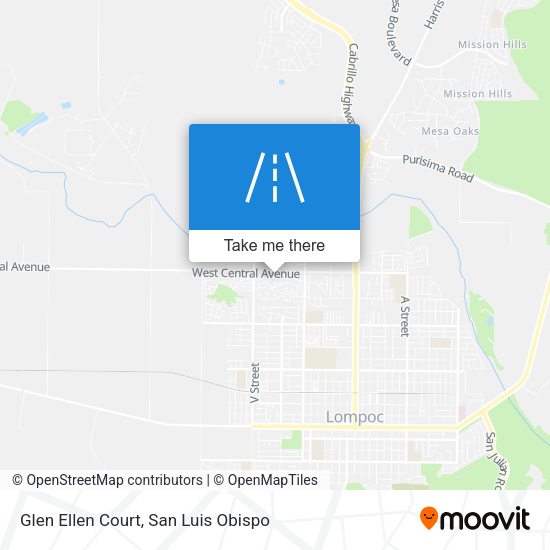 Glen Ellen Court map
