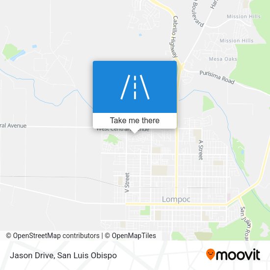 Mapa de Jason Drive