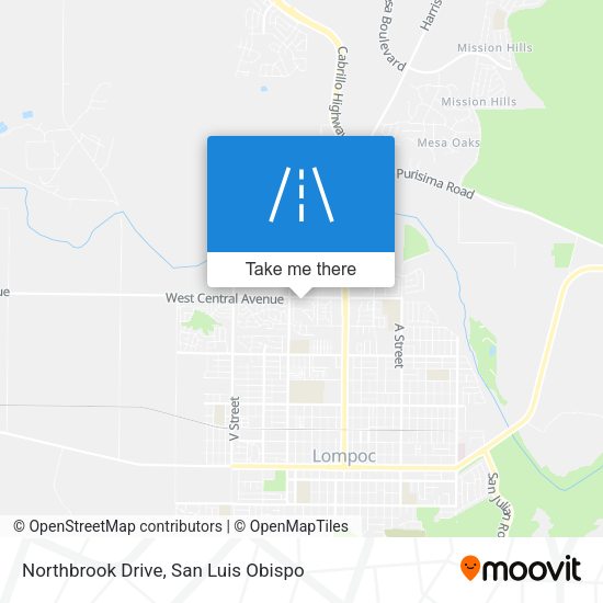 Northbrook Drive map