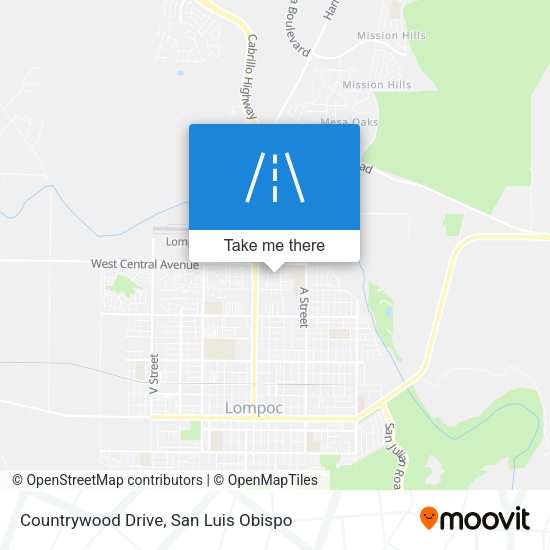 Mapa de Countrywood Drive