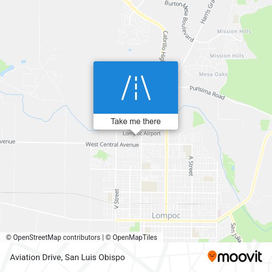 Aviation Drive map