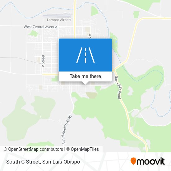 Mapa de South C Street