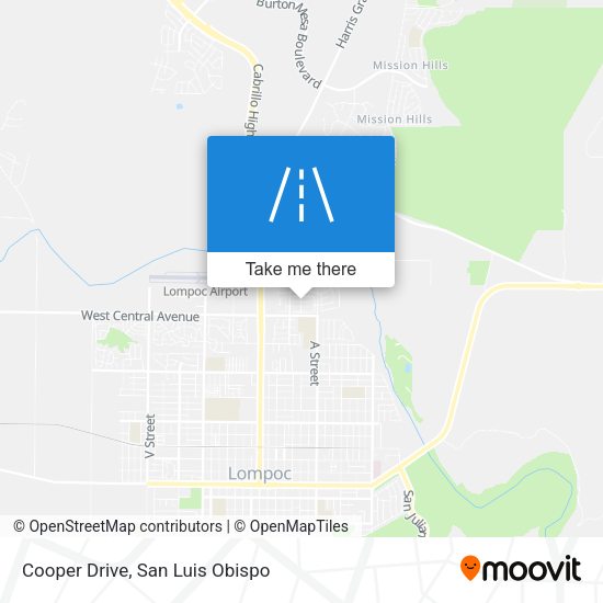 Cooper Drive map